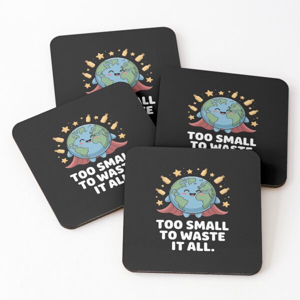Item preview, Too Small to Waste It All Eco Superhero Earth designed and sold by NetoGalaxy.