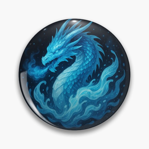 Item preview, Tidebreaker Dragon – Ice & Water Spirit designed and sold by SarahsSZN.