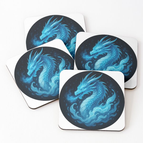 Item preview, Tidebreaker Dragon – Ice & Water Spirit designed and sold by SarahsSZN.