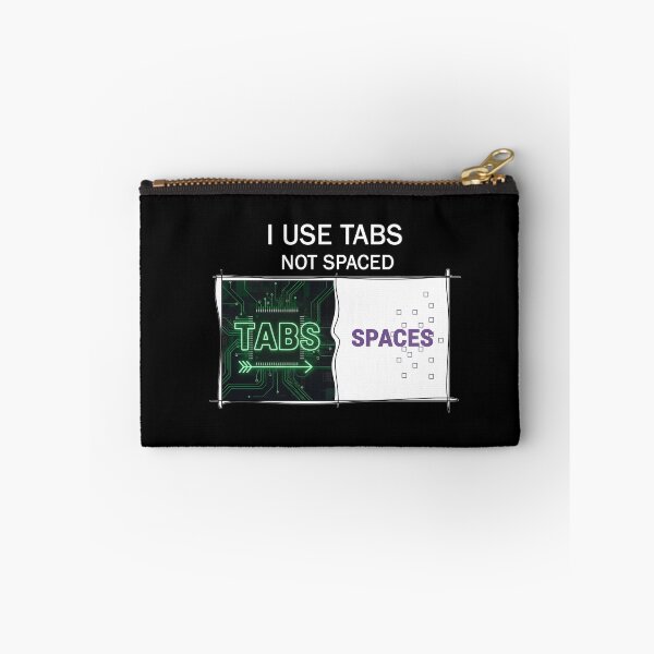 Item preview,  ​I Use Tabs Not Spaces Programmer Humor Neon Code Sarcastic designed and sold by SylwiaPrint.