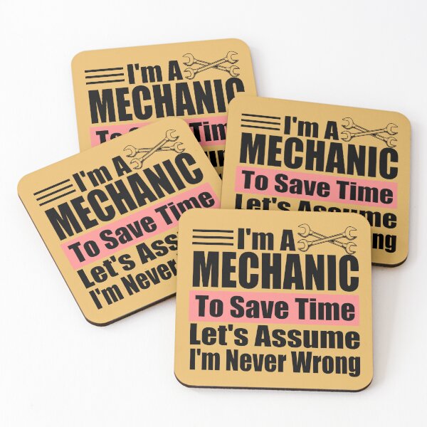 Item preview, I Am A Mechanic To Save Time Let's Just Assume That I'm Never Wrong - technician Mechanic Car Dad Birthday  - Repairman Gift Idea designed and sold by karibov.