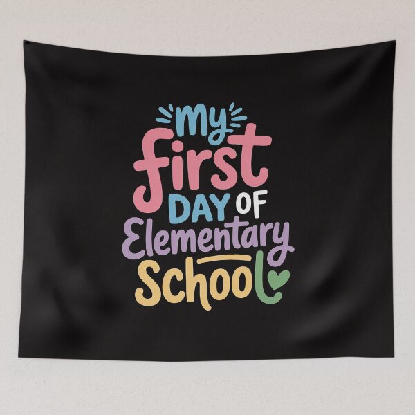 Item preview, My Last First Day of Elementary School Back to School Kids designed and sold by ForestMmost.
