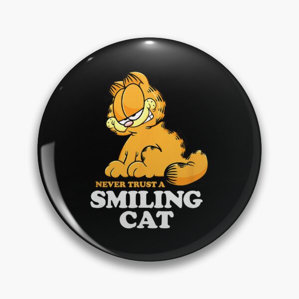 Item preview, Garfield Never Trust A Smiling Cat Sarcastic Quote designed and sold by dawemorelyr.