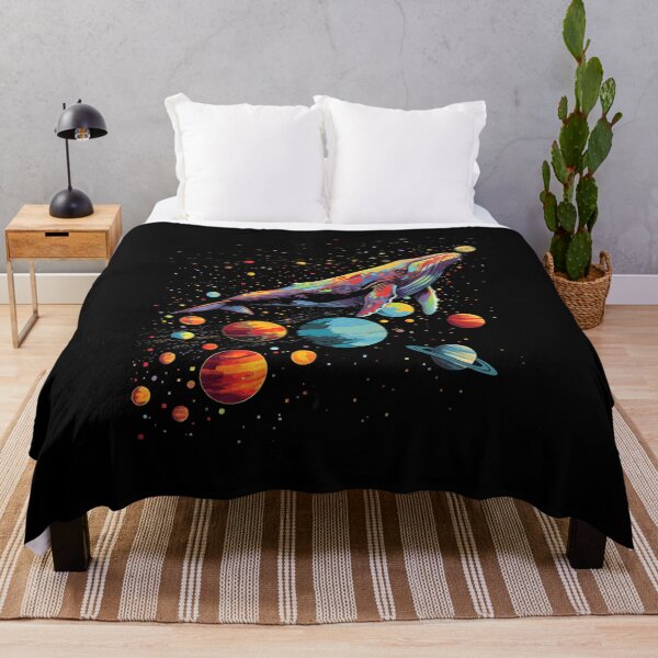 Item preview, ART WHALE SWIMMING IN THE UNIVERSE space lover marine life enthusiast save the whales ocean exploration space exploration designed and sold by Jt41.