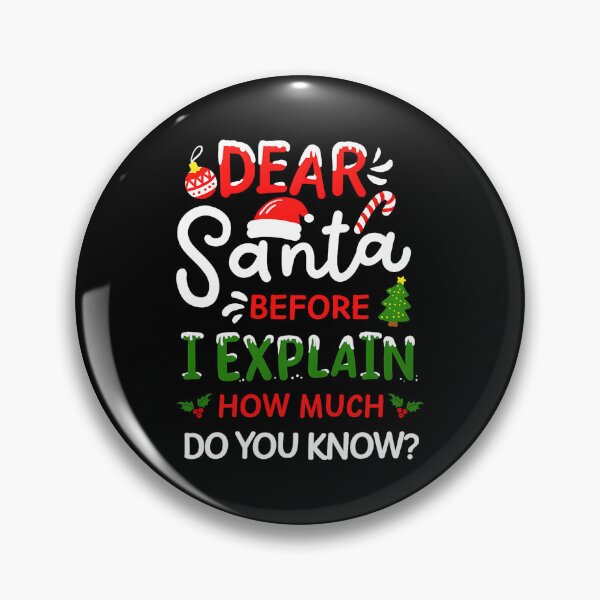 Item preview, On Explain Can Christmas Santa Santa Dear List Naughty Funny I The designed and sold by JoelyNavarro.