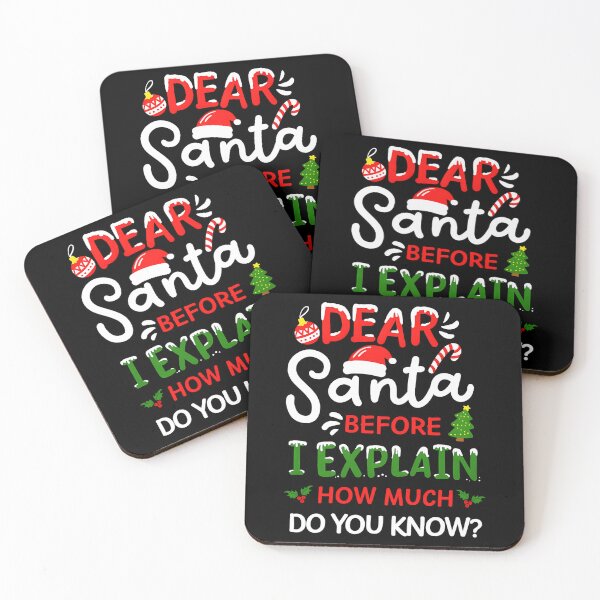 Item preview, On Explain Can Christmas Santa Santa Dear List Naughty Funny I The designed and sold by JoelyNavarro.