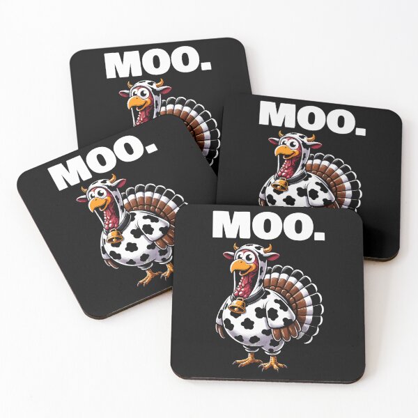 Item preview, Turkey 90s Funny Festive Moo Cow Day Holiday Thanksgiving designed and sold by rebeccathanuos.