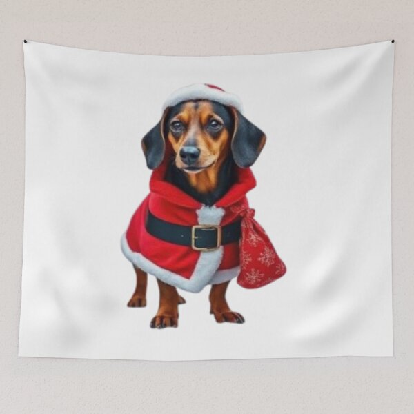 Item preview, Dachshund Santa Costume Christmas Dog Gift Sack Cute Wiener designed and sold by BSL-STORE.