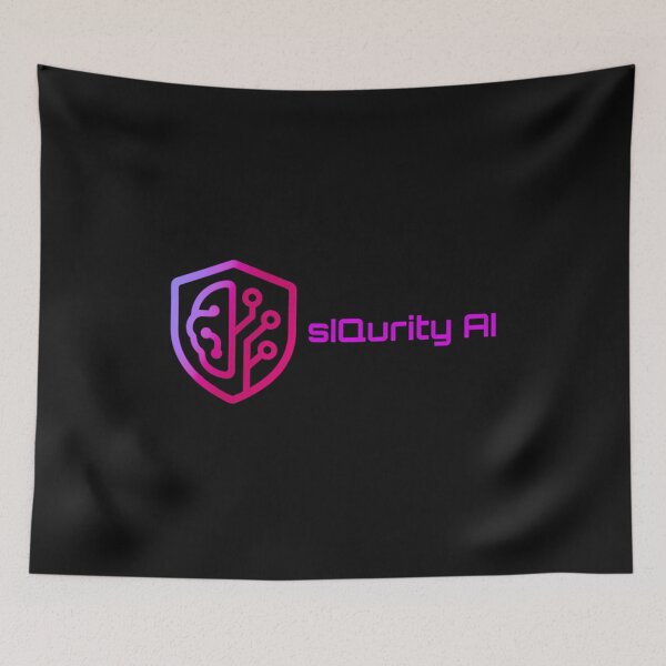 Item preview, Ai Security Tech Logo - Circuit Brain Shield Purple Gradient designed and sold by sIQurityShop.
