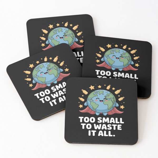 Item preview, Too Small to Waste It All Eco Superhero Earth designed and sold by SnackPAC.