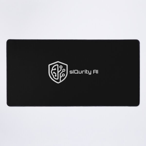 Item preview, Siqurity Ai Logo Grayscale - Minimalist Tech Security Design designed and sold by sIQurityShop.