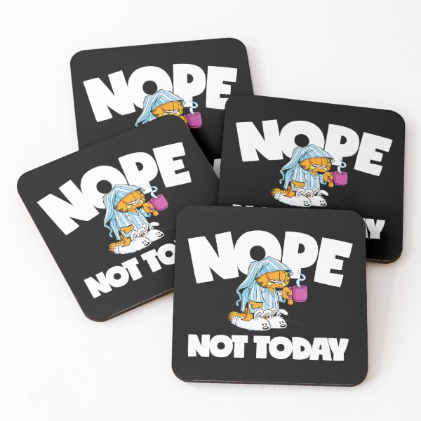 Item preview, Garfield Nope Not Today Pajamas Coffee Lover Funny Meme designed and sold by nandafittjex.