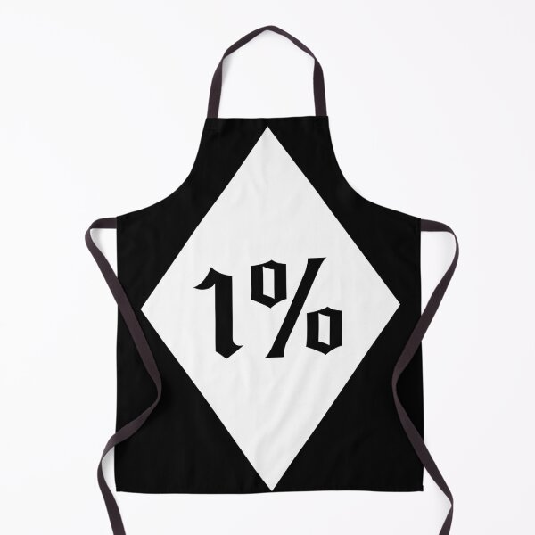 Item preview, 1% MC Motif Logo Rocker Badge Motorcycle Club Outlaw designed and sold by Legacy Apparel Co..