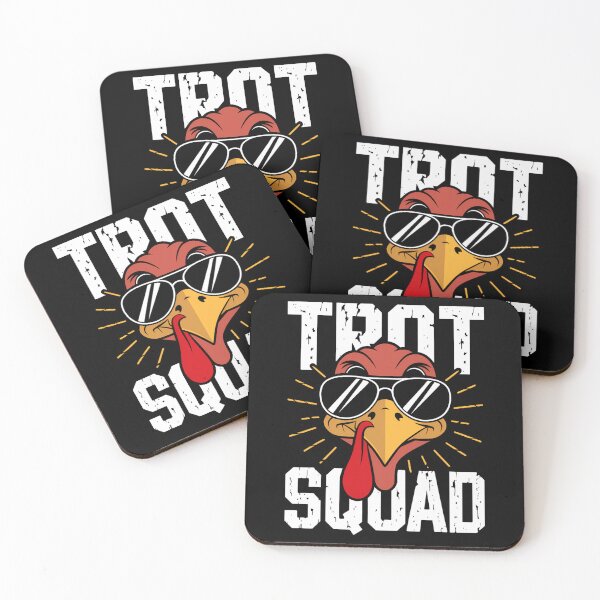 Item preview, Fall Gobble Thanksgiving Happy Squad Trot 80s Cute designed and sold by CalvinVanAuken.