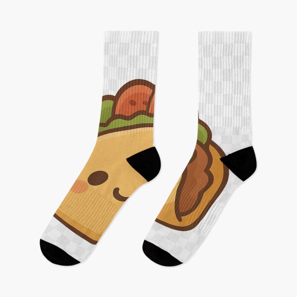 Item preview, Kawaii Taco – Cute Aesthetic Food Character designed and sold by kimkosovo.