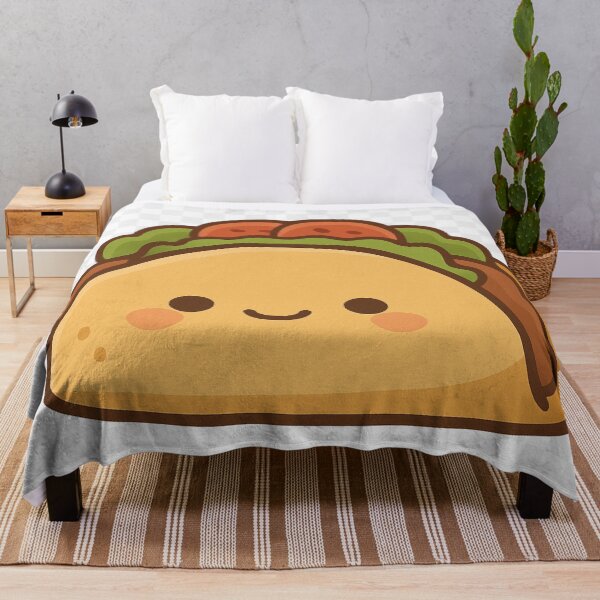 Item preview, Kawaii Taco – Cute Aesthetic Food Character designed and sold by kimkosovo.