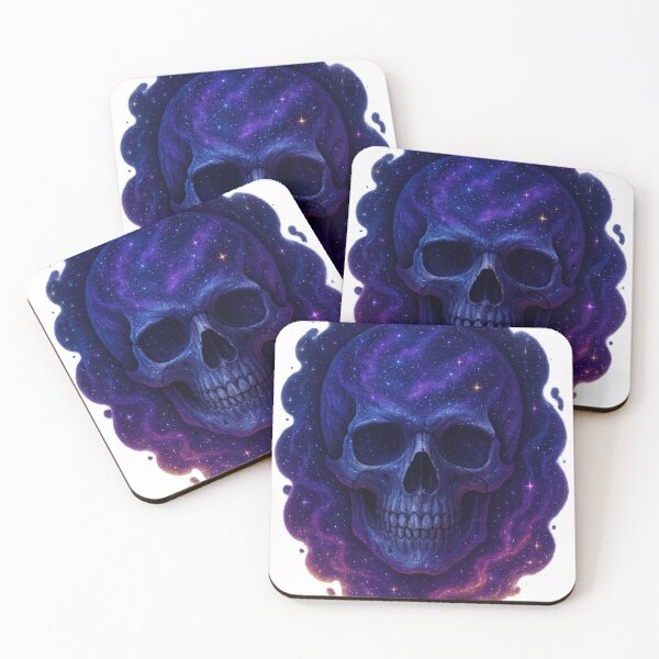 Item preview, Cosmic Skull Nebula – Stars & Galaxy Glow designed and sold by SarahsSZN.