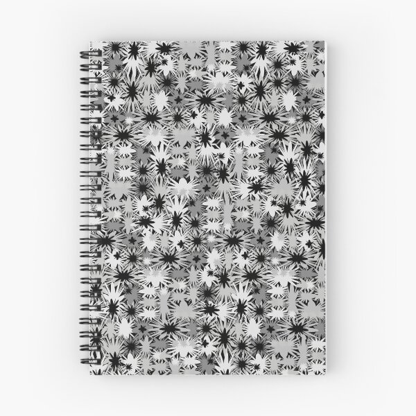 Item preview, Geometric, Pattern, Shapes, Lines, Modern,  Abstract, Art, Efflorescent - Gray on Black designed and sold by LucidLounger.