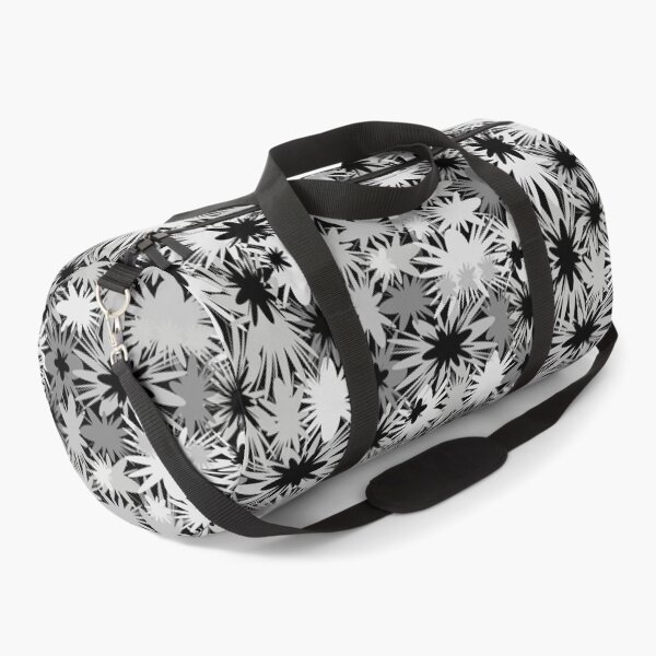 Item preview, Geometric, Pattern, Shapes, Lines, Modern, Abstract, Art, Efflorescent - Gray on Black designed and sold by LucidLounger.