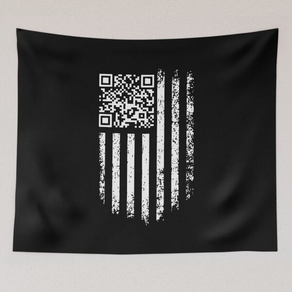 Item preview, Trump Dance QR with America Flag  designed and sold by helenketterer.