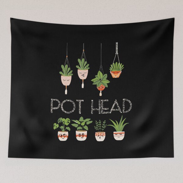 Item preview, Funny Pot Plants Head Cute Funny Succulent Garden Gardening designed and sold by CharlotteSandra.