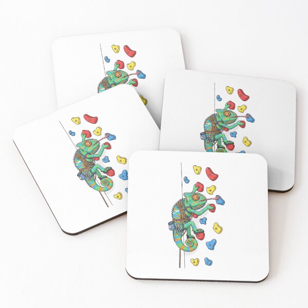 Item preview, Rock Climbing Chameleon | Funny Climbing Gym Animal Art designed and sold by Colorful-Garden.