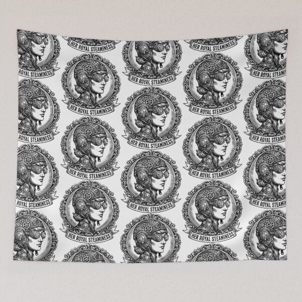 Item preview, Steampunk Princess Diana - Her Royal Steaminess Engraving designed and sold by Hen-C-Art.