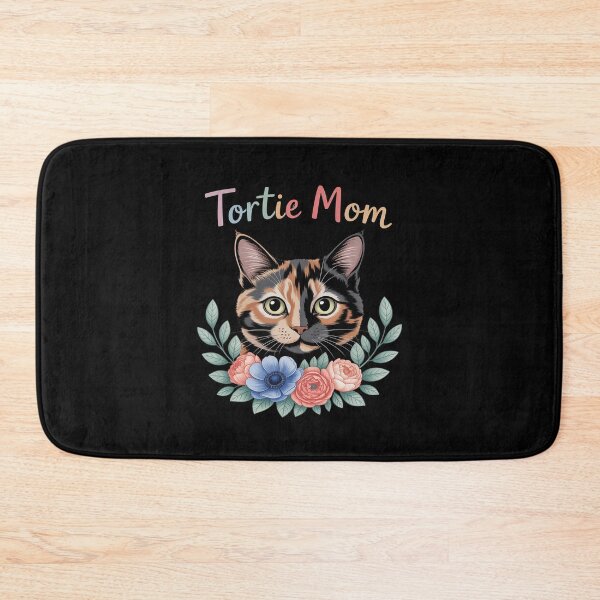 Item preview, Tortie Cat Mom Flowers Tortoiseshell Cat Owner Tortie Girl designed and sold by SnackPAC.