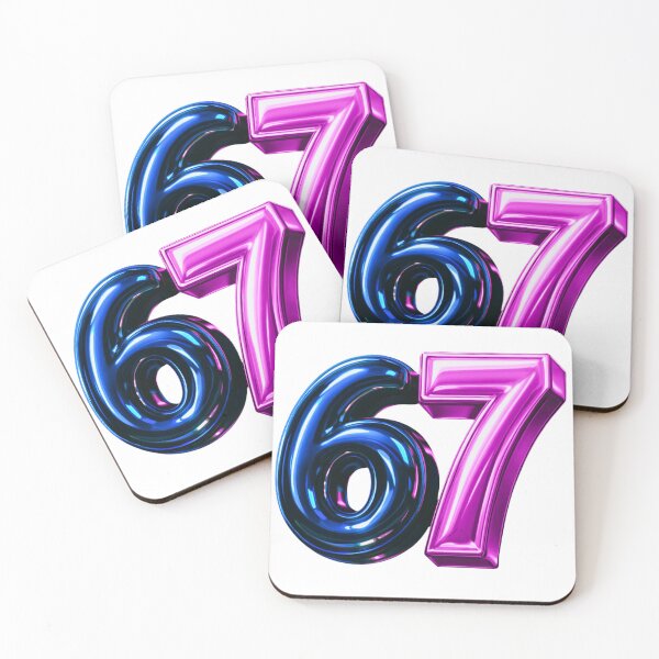 Item preview, 6 7 Six Seven 3D Typography designed and sold by WHITE FLAME PRINTS.