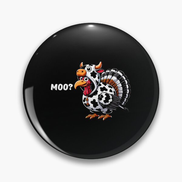 Item preview, Moo Turkey Festive 90s Cow Thanksgiving Day Funny Holiday designed and sold by rebeccathanuos.
