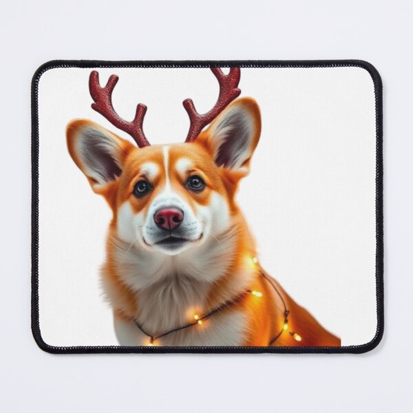 Item preview, Christmas Corgi Reindeer Antlers Christmas Lights Cute Dog designed and sold by BSL-STORE.