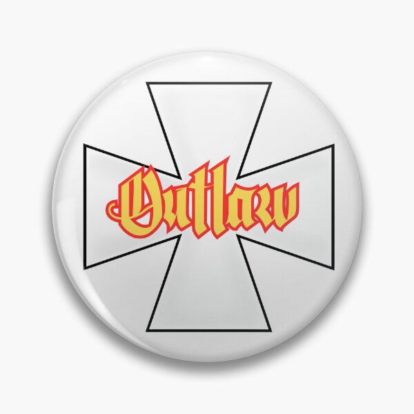 Item preview, Outlaw Iron Cross 1% Rocker Logo West Coast Chopper Style designed and sold by Legacy Apparel Co..