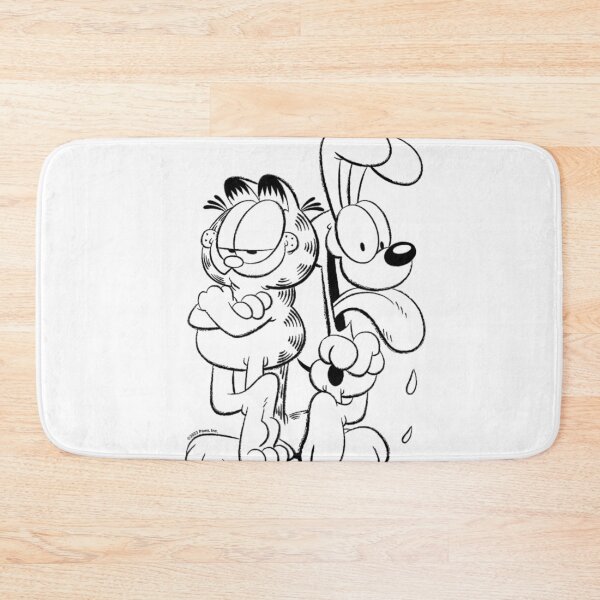 Item preview, Garfield Black And White Outline Sketch Classic Duo designed and sold by jehllutkes.