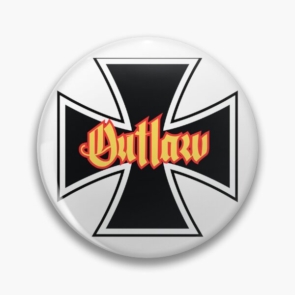 Item preview, Outlaw Iron Cross 1% Rocker Logo West Coast Chopper Style designed and sold by Legacy Apparel Co..