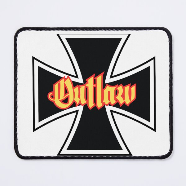 Item preview, Outlaw Iron Cross 1% Rocker Logo West Coast Chopper Style designed and sold by Legacy Apparel Co..