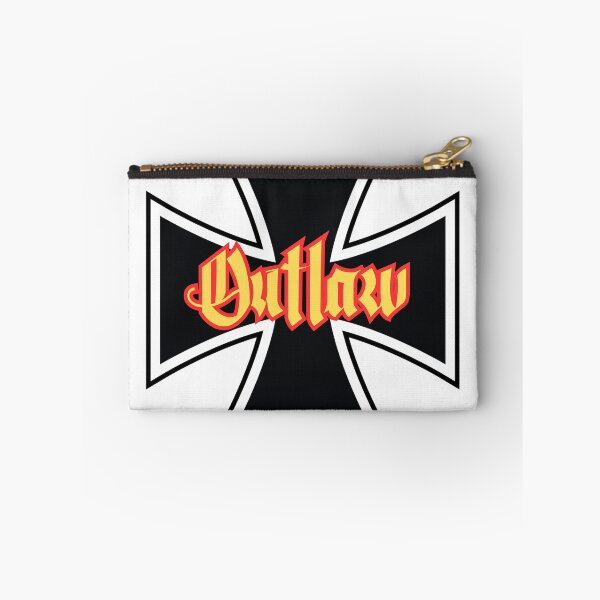 Item preview, Outlaw Iron Cross 1% Rocker Logo West Coast Chopper Style designed and sold by Bearded-Viking.