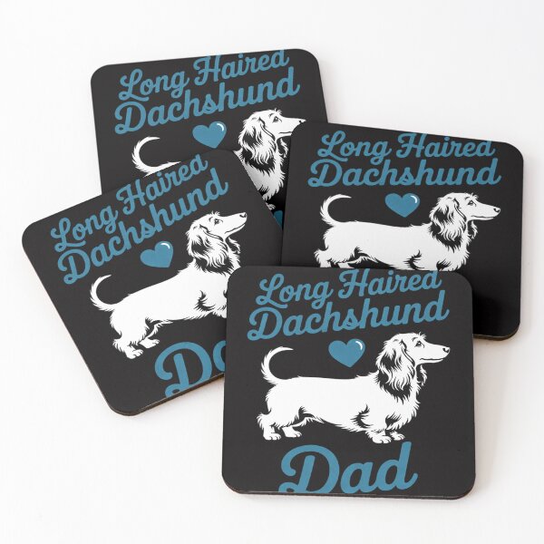 Item preview, Long-Haired Dachshund Dad - Father's Day Wiener Dog designed and sold by CareTopping.