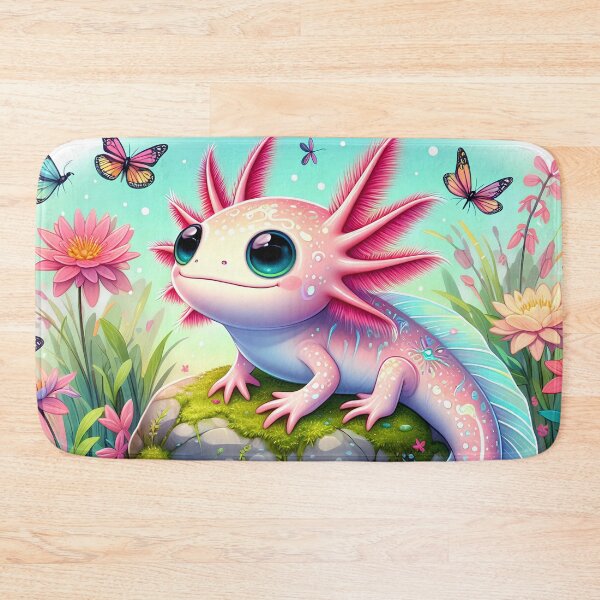 Item preview, Adorable kawaii axolotl designed and sold by Artillenium.