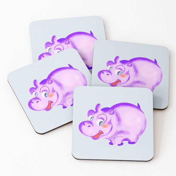 Item preview, Adorable Happy Hippo designed and sold by CharlottePlaceArt.