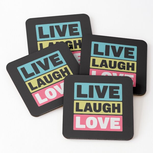 Item preview, Live Laugh Love Cool Inspiration Motivational Quotes designed and sold by CareTopping.