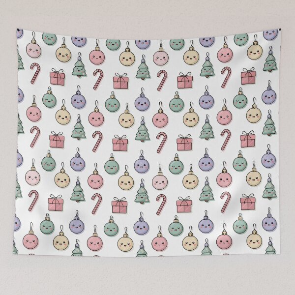 Item preview, Cute Christmas Pattern designed and sold by NicolasGlowArt.