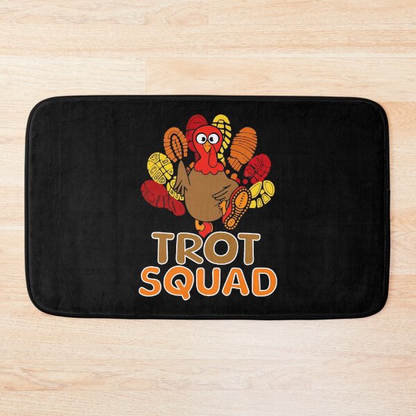 Item preview, Gobble Squad Thanksgiving Fall Trot 80s Cute Happy designed and sold by CalvinVanAuken.