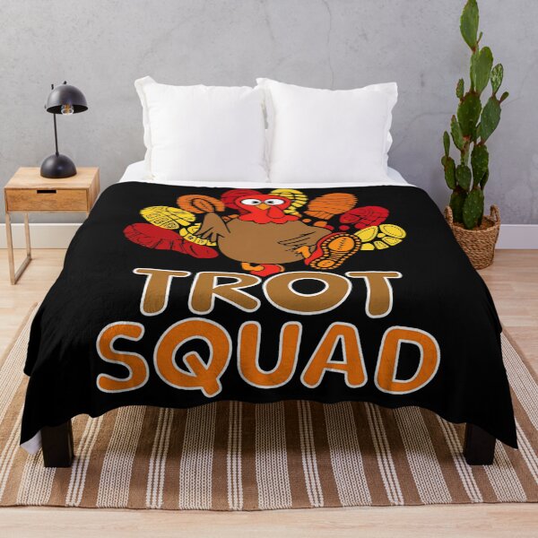 Item preview, Gobble Squad Thanksgiving Fall Trot 80s Cute Happy designed and sold by CalvinVanAuken.