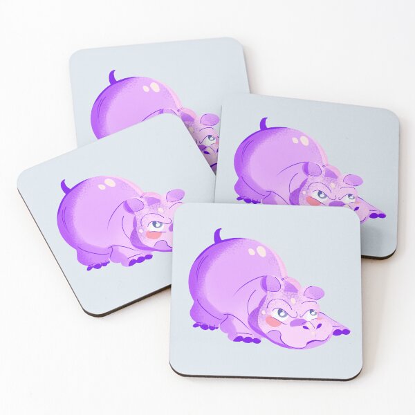 Item preview, Adorable Happy Hippo designed and sold by CharlottePlaceArt.
