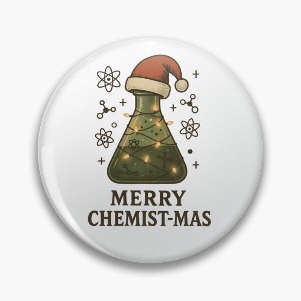 Item preview, Merry Chemist-mas Vintage Science T-Shirt - Flask Christmas Tree Design designed and sold by ZyxDes.