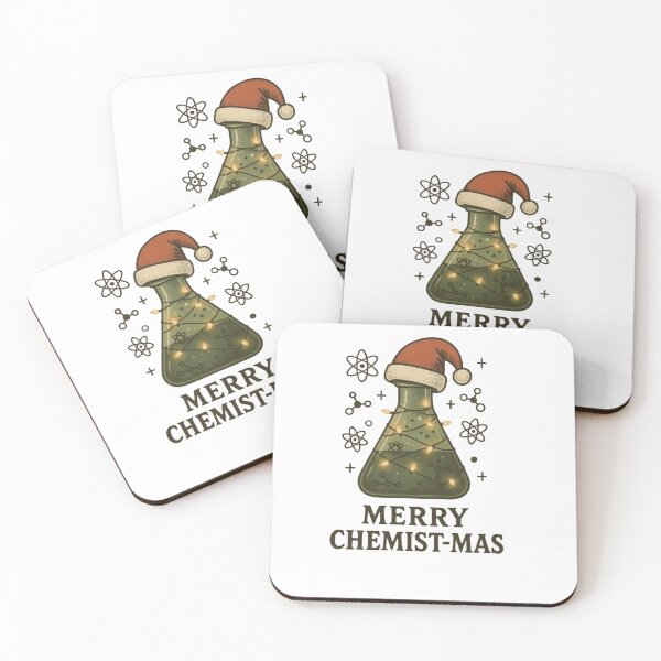 Item preview, Merry Chemist-mas Vintage Science T-Shirt - Flask Christmas Tree Design designed and sold by ZyxDes.