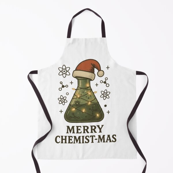 Item preview, Merry Chemist-mas Vintage Science T-Shirt - Flask Christmas Tree Design designed and sold by ZyxDes.