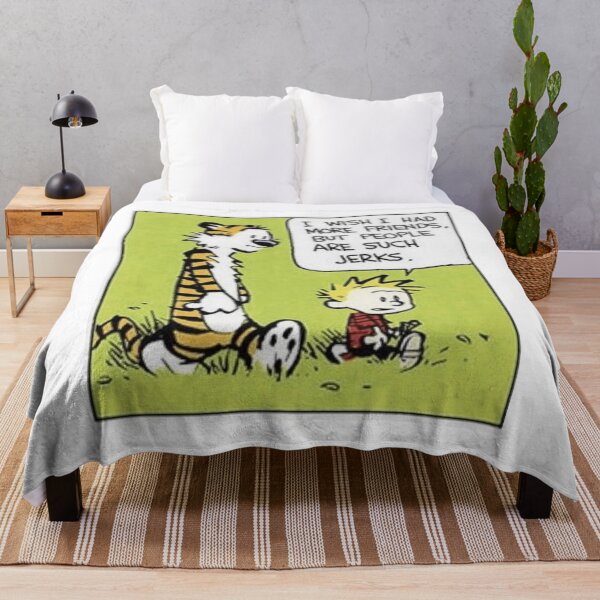 Item preview, Calvin And Hobbes I Wish I Had More Friends But People Are Jerks designed and sold by jehllutkes.