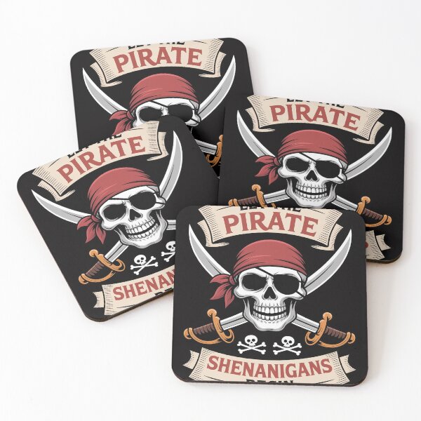 Item preview, Let The Pirate Shenanigans Begin Halloween Skull Bandana Boy designed and sold by MuteElevent.
