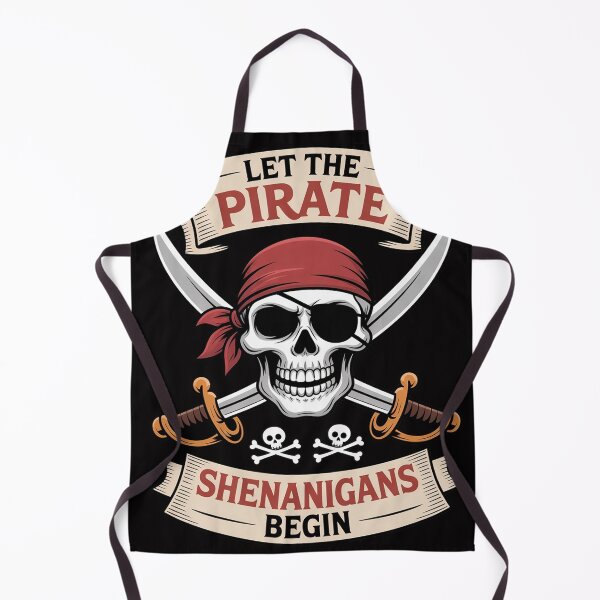 Item preview, Let The Pirate Shenanigans Begin Halloween Skull Bandana Boy designed and sold by MuteElevent.
